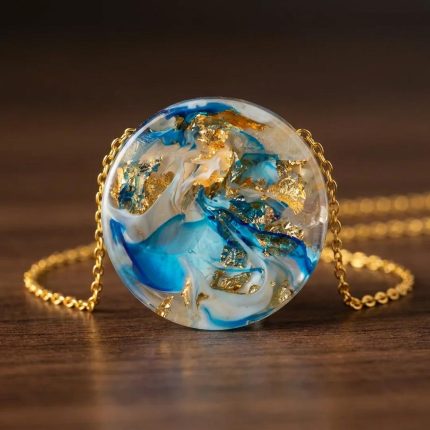 Abstract Earth Necklace 1