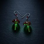 Bioluminescent Mushroom Earrings 1