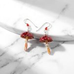 Bioluminescent Mushroom Earrings