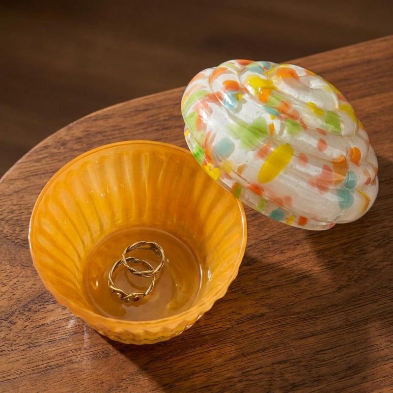 Birthday Cupcake Glass Candle 1