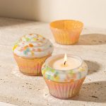 Birthday Cupcake Glass Candle
