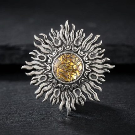 Bismuth Sun Necklace 1