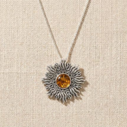 Bismuth Sun Necklace
