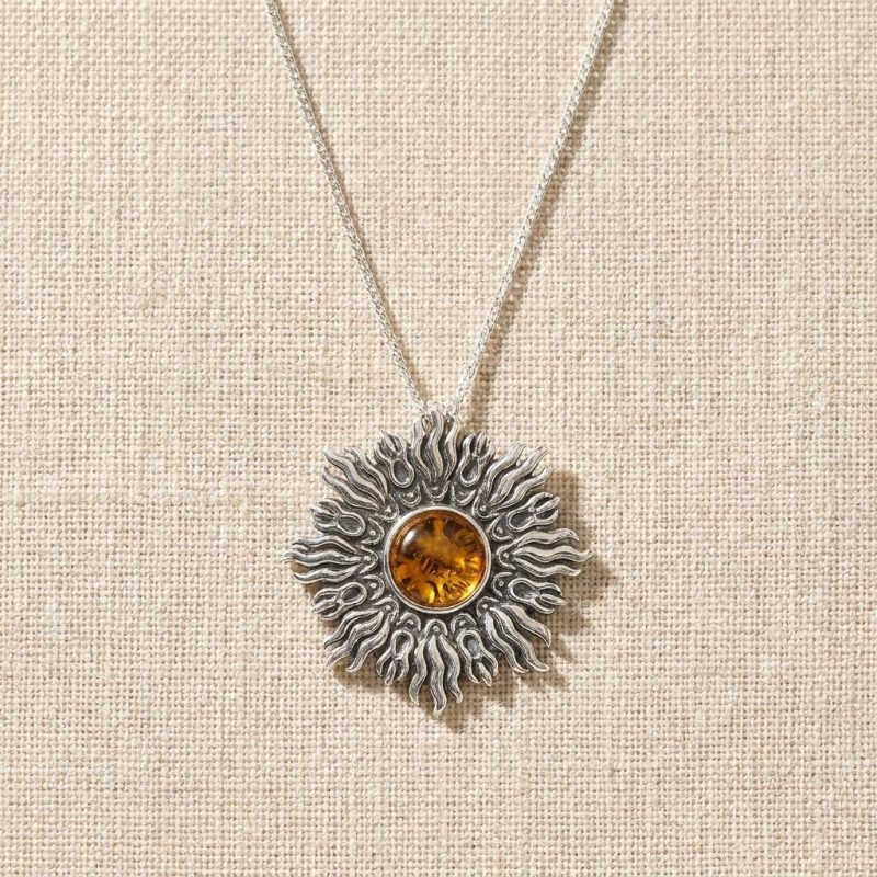 Bismuth Sun Necklace