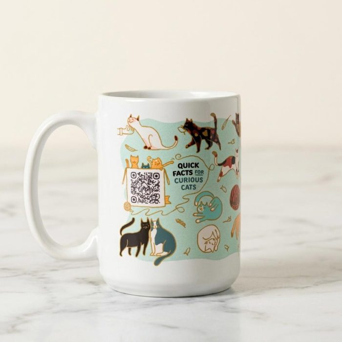 Cat Lover Interactive Qr Mug 2