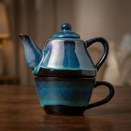 Ceramic Stacking Tea For One Set 2