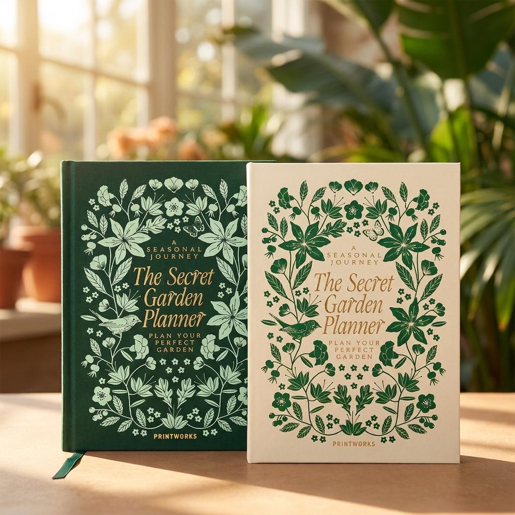 Cloth Bound Seasonal Garden Planner Cloth Bound Seasonal Garden Planner