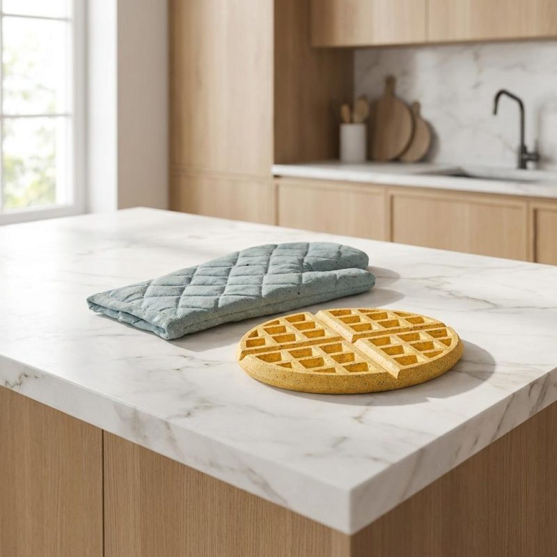 Concrete Waffle Trivet (1)