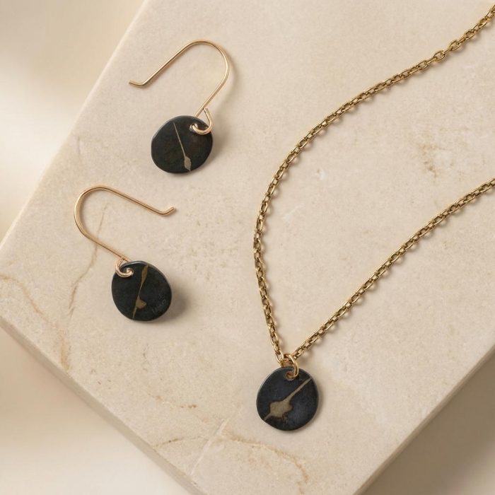 Embrace The Imperfect Kintsugi Earrings 2