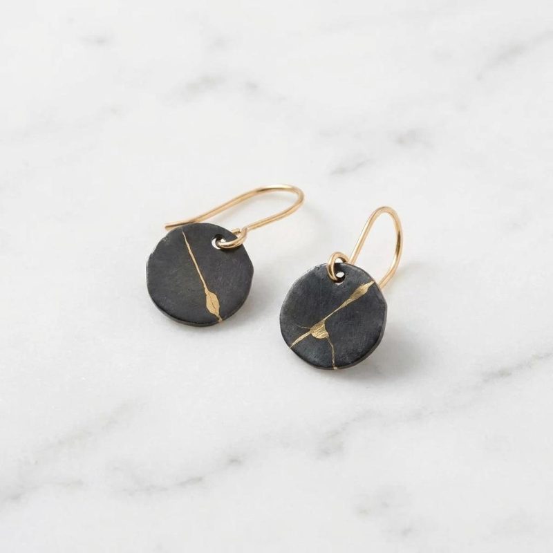 Embrace The Imperfect Kintsugi Earrings