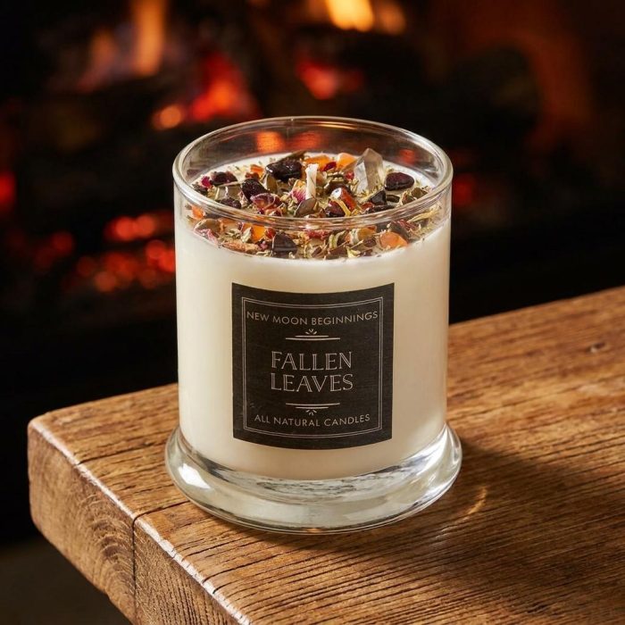 Fallen Leaves Candle 2