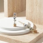Forget-me-not Palo Santo Earrings 1