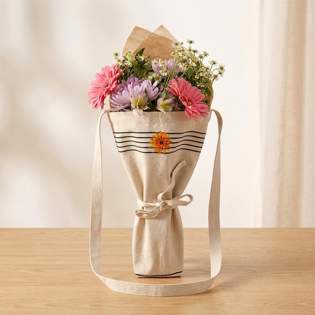 Fresh Cut Flowers Tote Fresh Cut Flowers Tote