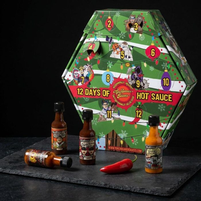 Gourmet 12 Days Of Hot Sauce Advent Box