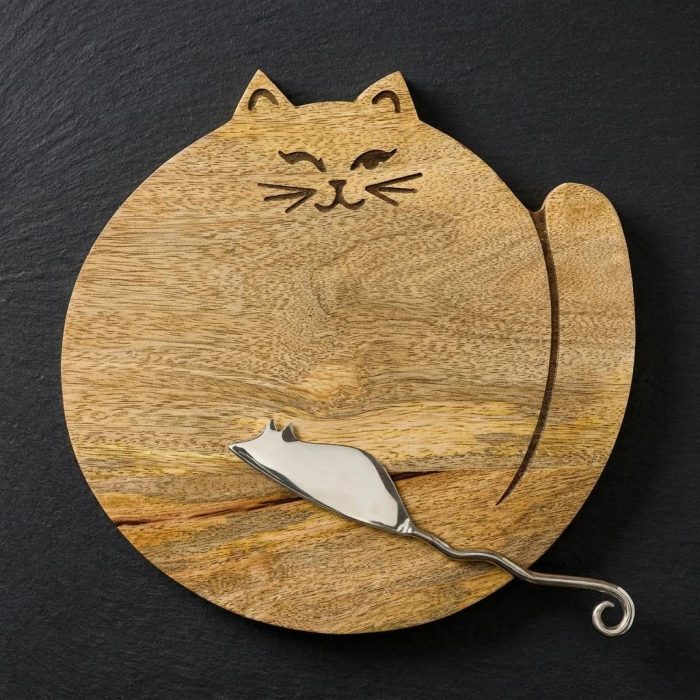 Handcrafted Cat Charkitterie Board 2