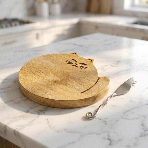 Handcrafted Cat Charkitterie Board