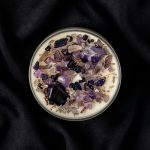 Handmade Energy Cleansing Crystal Candle 1