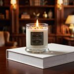 Handmade Energy Cleansing Crystal Candle 2