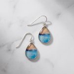 Handmade Go To Your Happy Place - Ocean Earrings 2