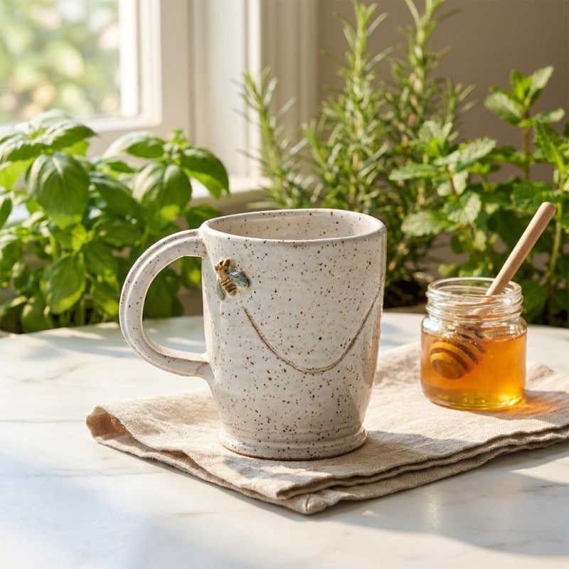 Handmade Honeybee Mug