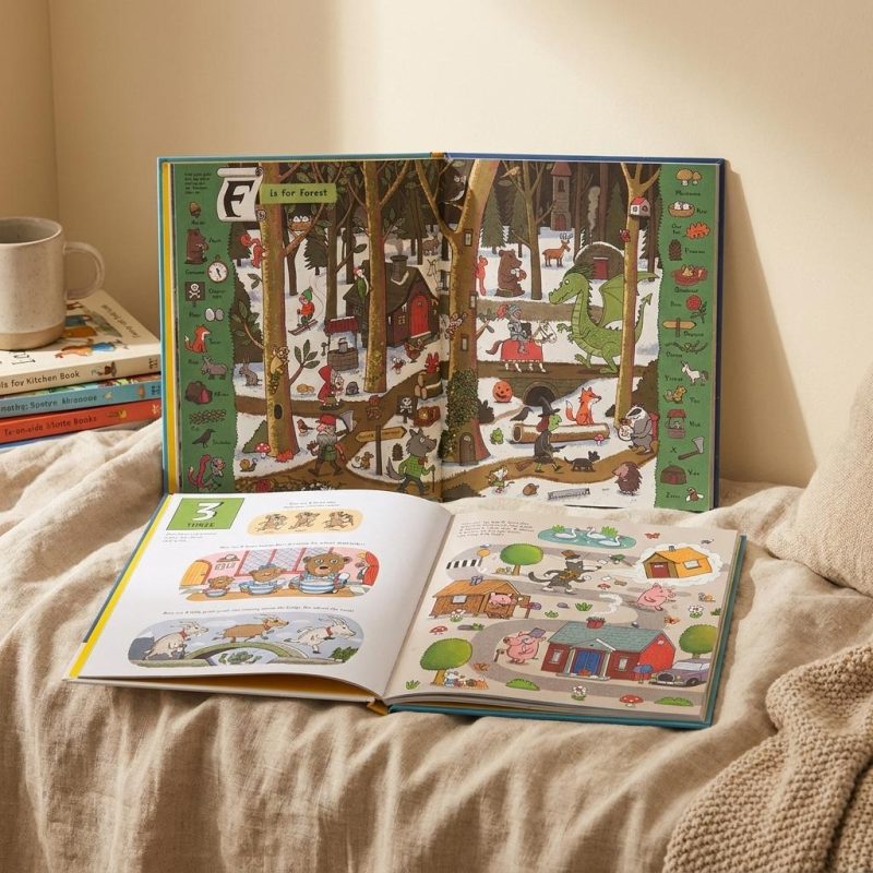 Interactive 2-in-1 Alphabet & Numbers Seek & Find Book 1