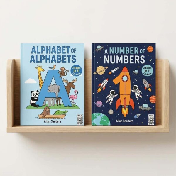 Interactive 2-in-1 Alphabet & Numbers Seek & Find Book