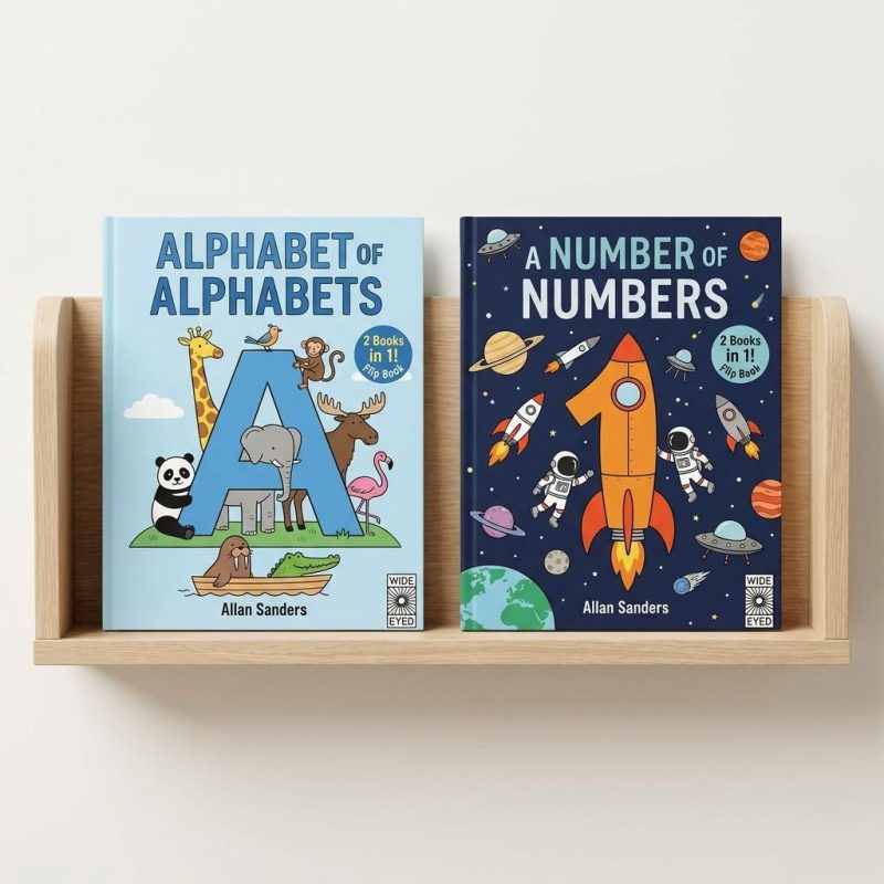 Interactive 2-in-1 Alphabet & Numbers Seek & Find Book