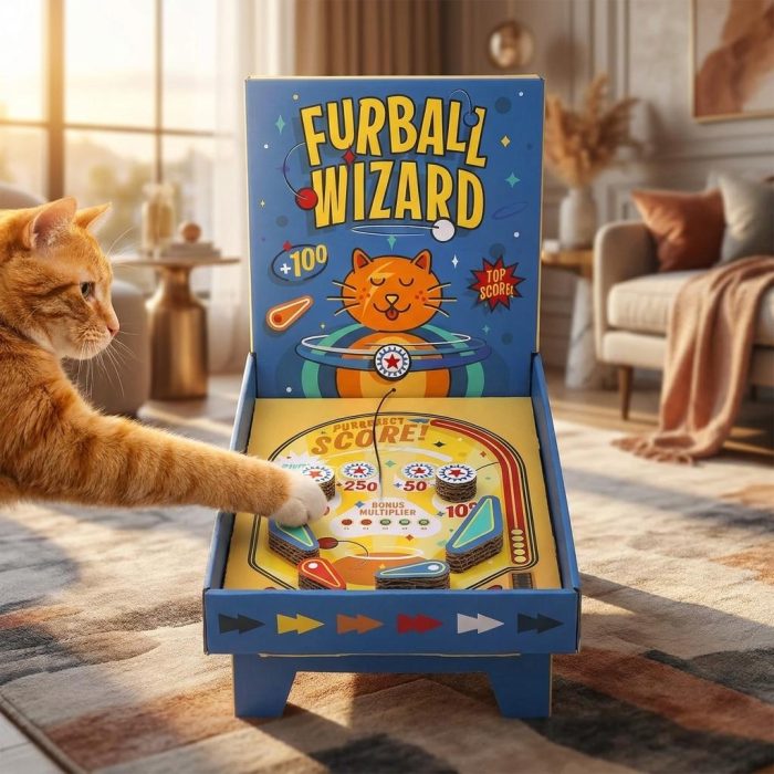 Interactive Cat Pinball Scratch & Play Set 1