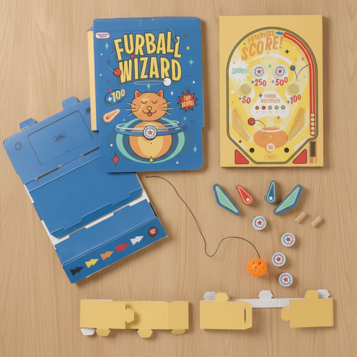 Interactive Cat Pinball Scratch & Play Set 3
