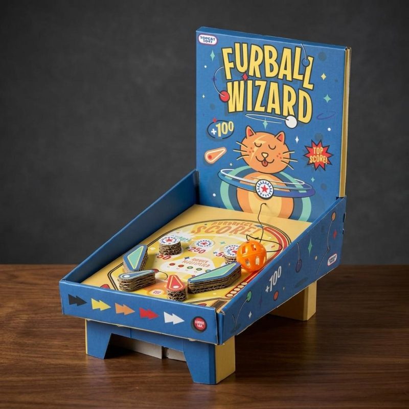 Interactive Cat Pinball Scratch & Play Set