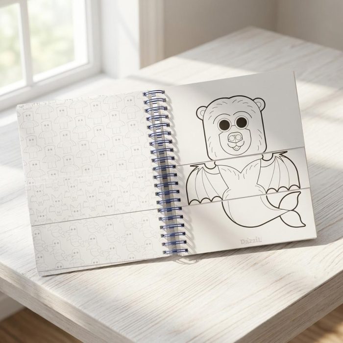 Interactive Color Your Own Mix & Match Animal Book 2