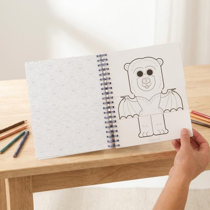 Interactive Color Your Own Mix & Match Animal Book 4