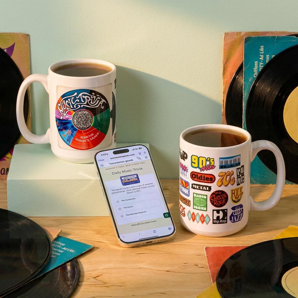 Interactive Daily Music Trivia Qr Mug Interactive Daily Music Trivia Qr Mug