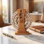 Interactive History Everyday Wooden Qr Calendar