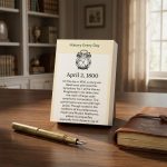 Interactive History Everyday Wooden Qr Calendar 2