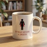 It Was Never A Dress Color-changing Mug