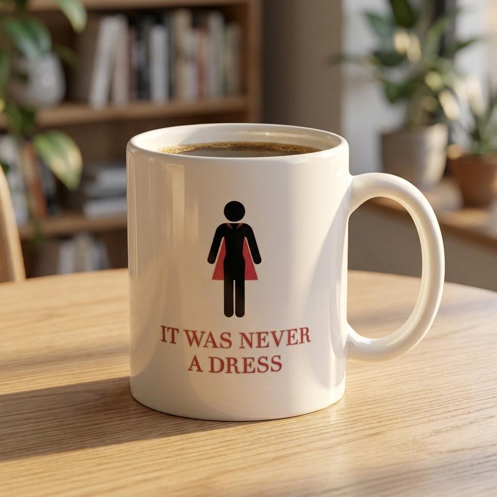 It Was Never A Dress Color-changing Mug It Was Never A Dress Color-changing Mug