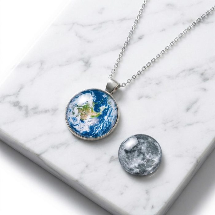 Magnetic Interchangeable Solar System Necklace 1