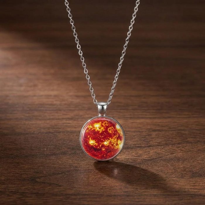 Magnetic Interchangeable Solar System Necklace 2
