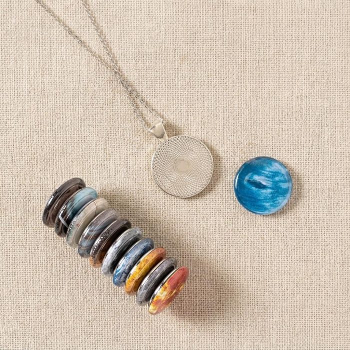 Magnetic Interchangeable Solar System Necklace 3