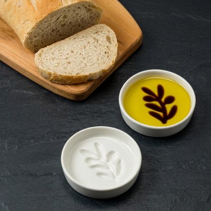 Olive Oil & Vinegar Dipping Dishes - Set Of 4 1