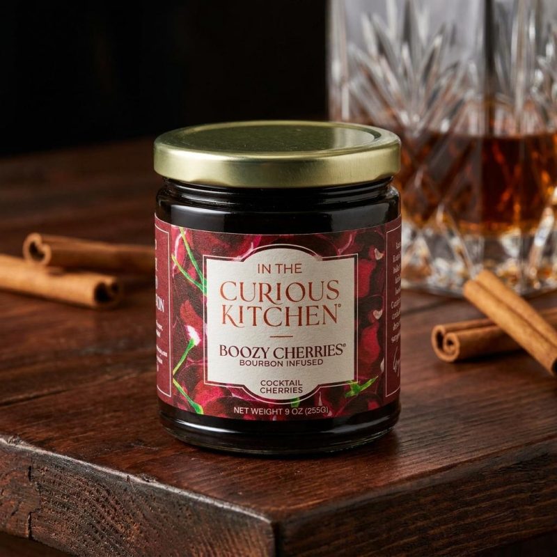 Premium Boozy Whiskey Cocktail Cherries 1