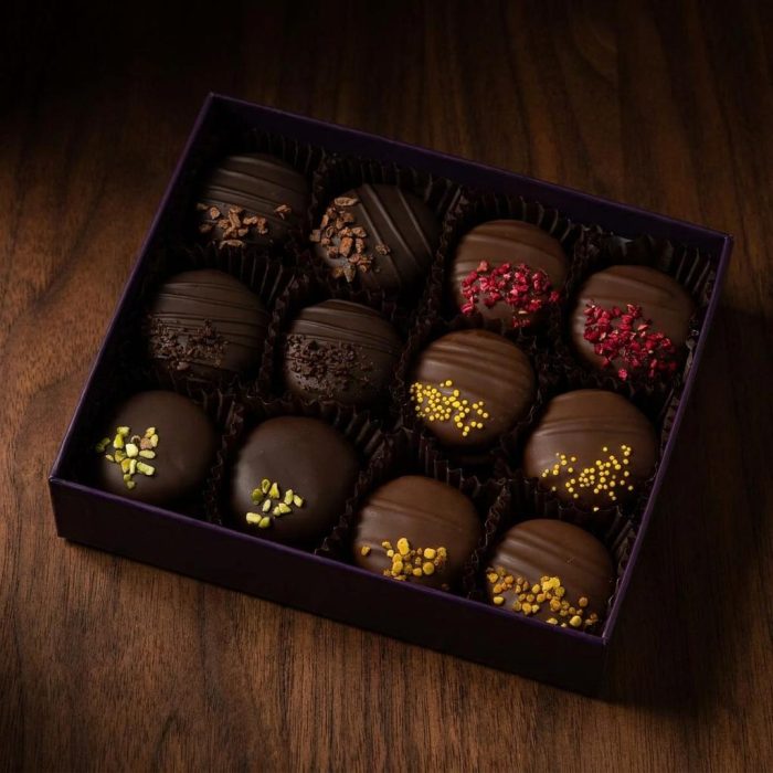 Premium Chocolate Covered Macarons Gift Set (2)