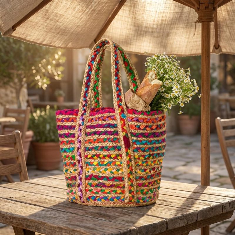 Repurposed Sari Tote Bag