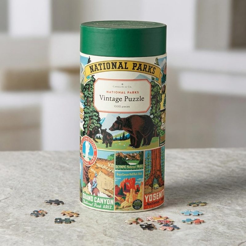 Retro Vintage National Parks Puzzle