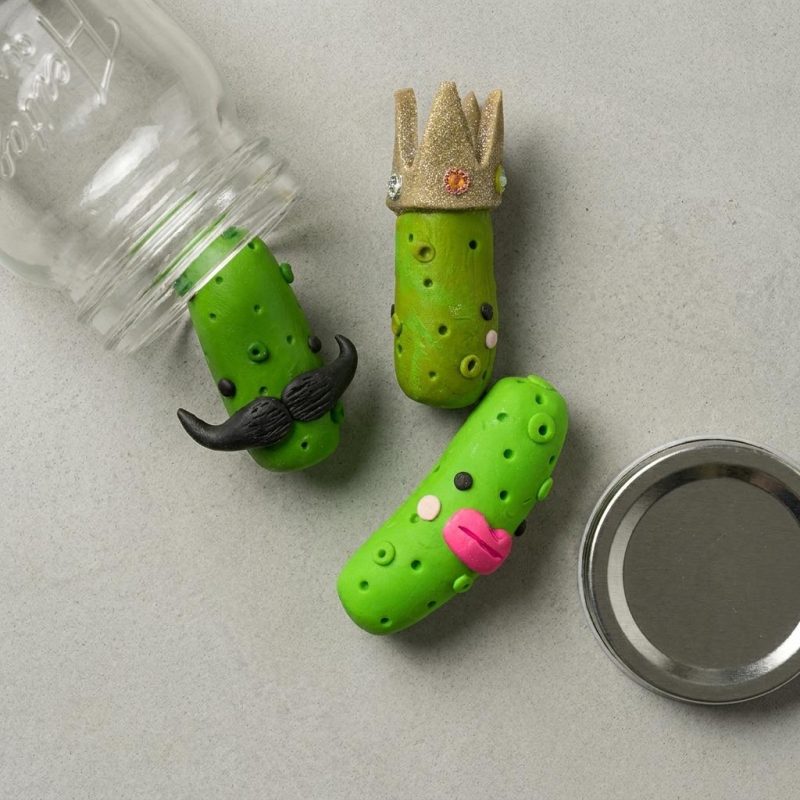 Sculpt Your Own Desktop Pickle Pals