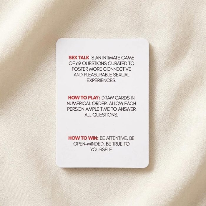 Sex Talk Conversation Deck 2