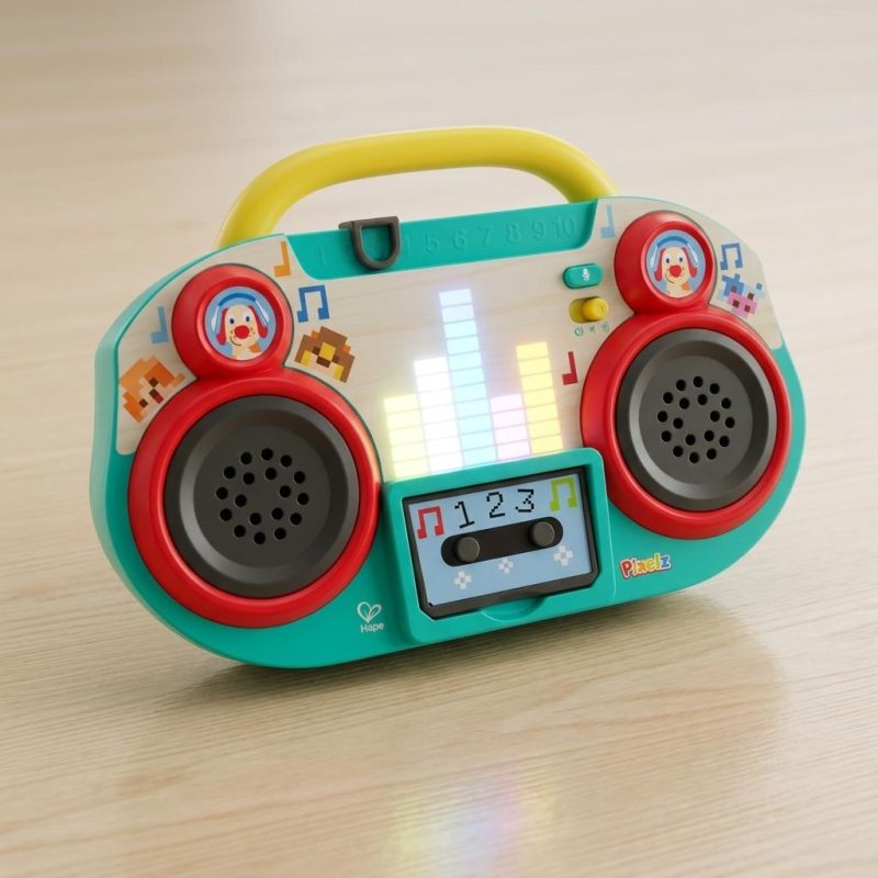 Sing-along Light-up Pixel Boombox 1