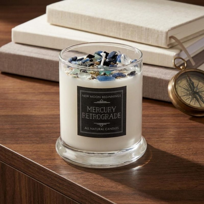 Soothing Mercury Retrograde Protection Candle