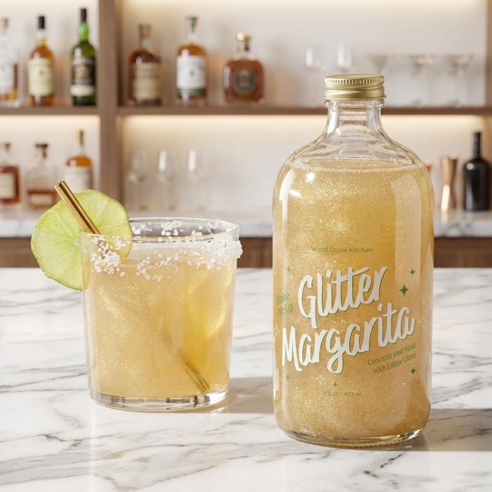 Sparkling Glitter Golden Margarita Mixer 2